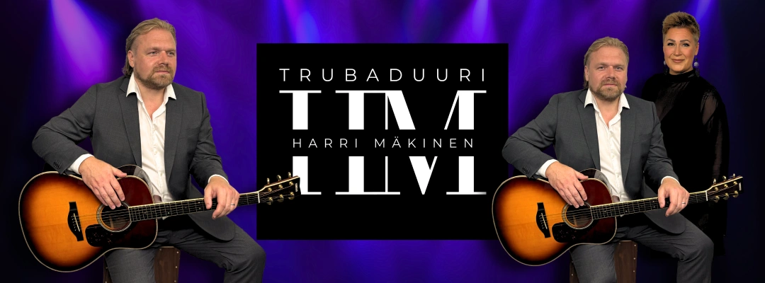 Trubaduuri juhliin koko Suomeen - Trubaduuri Harri Mäkinen Trubaduuri juhliin koko Suomeen - Harri Mäkinen tinkimätöntä laatua ja tyyliä estradille. Rento tunnelma ammattitaidolla.
