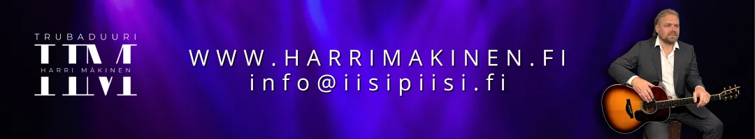 Esiintyjä juhliin Keski-Suomeen ja koko Suomeen - Trubaduuri Harri Mäkinen luotettavaa laatua ja tyyliä lavalle.